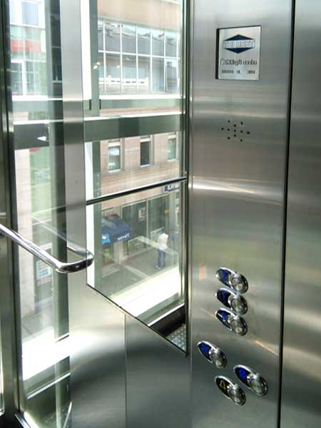 Panoramic lift, department store Borac Prijedor