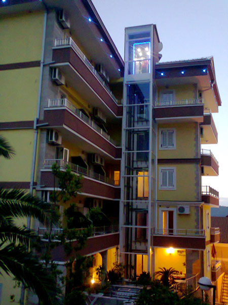 Панорамный лифт, Вилла Brzulović (Rafailovići)
