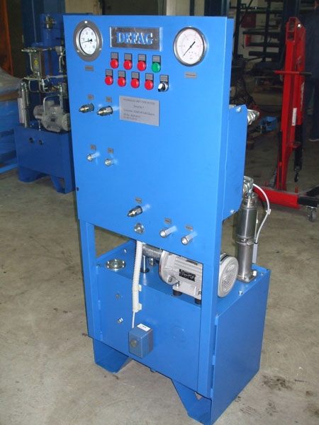 Hydraulic aggregate for lubricating bearing (generator Končar), Brodosplit