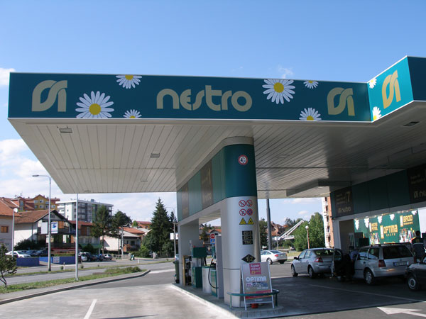 Structural facades, gas station Nestro Banja Luka